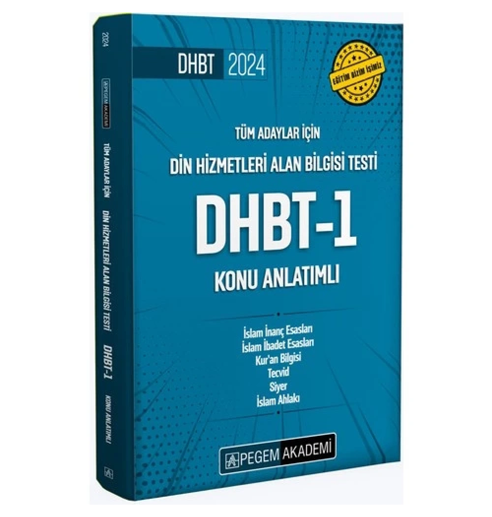 Pegem 2024 Tüm Adaylar Dhbt-1 Konu Anlatimi