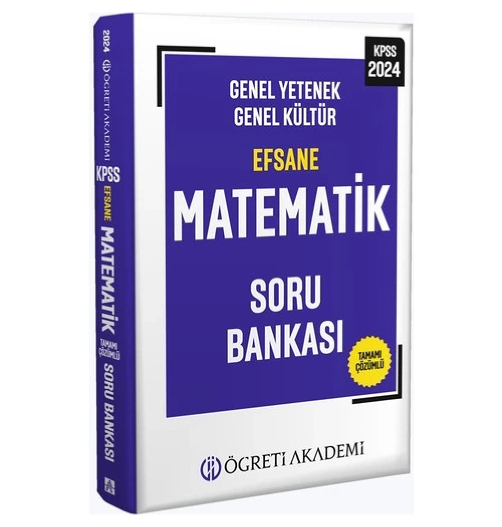 Kpss 2024 Gy Gk Efsane Matematik Soru Bankası  Öğreti Akademi