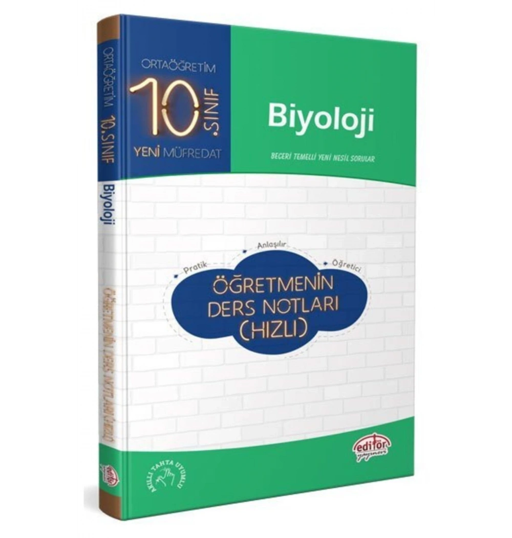 Editör 10.Sınıf Biyoloji Öğretmenin Ders Notları