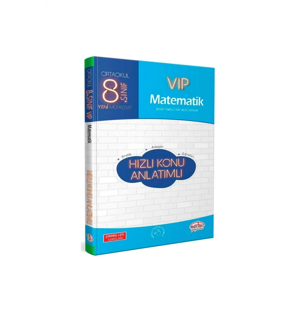 Editör 8.Sınıf Matematik Hızlı Konu Anlatımlı