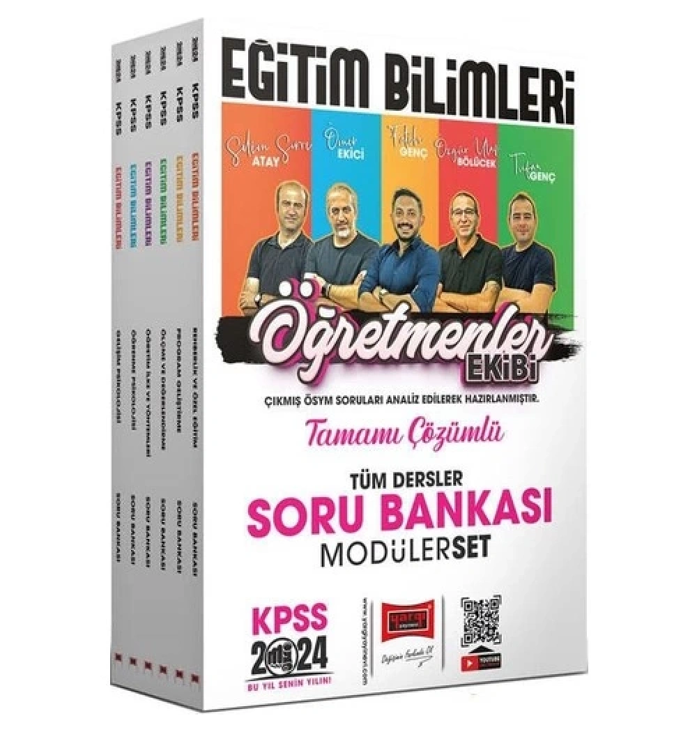 Yargı 2024 Kpss Eğitim Bilimleri Tüm Dersler Soru Bankası Modüler Set6 Lı