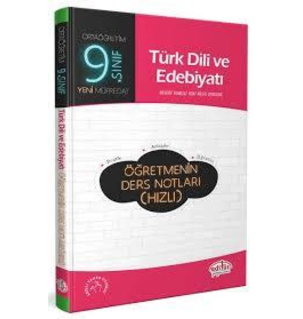 Editör 9.Sınıf Türk Dili Edebiyatı Öğretmen Ders Notları