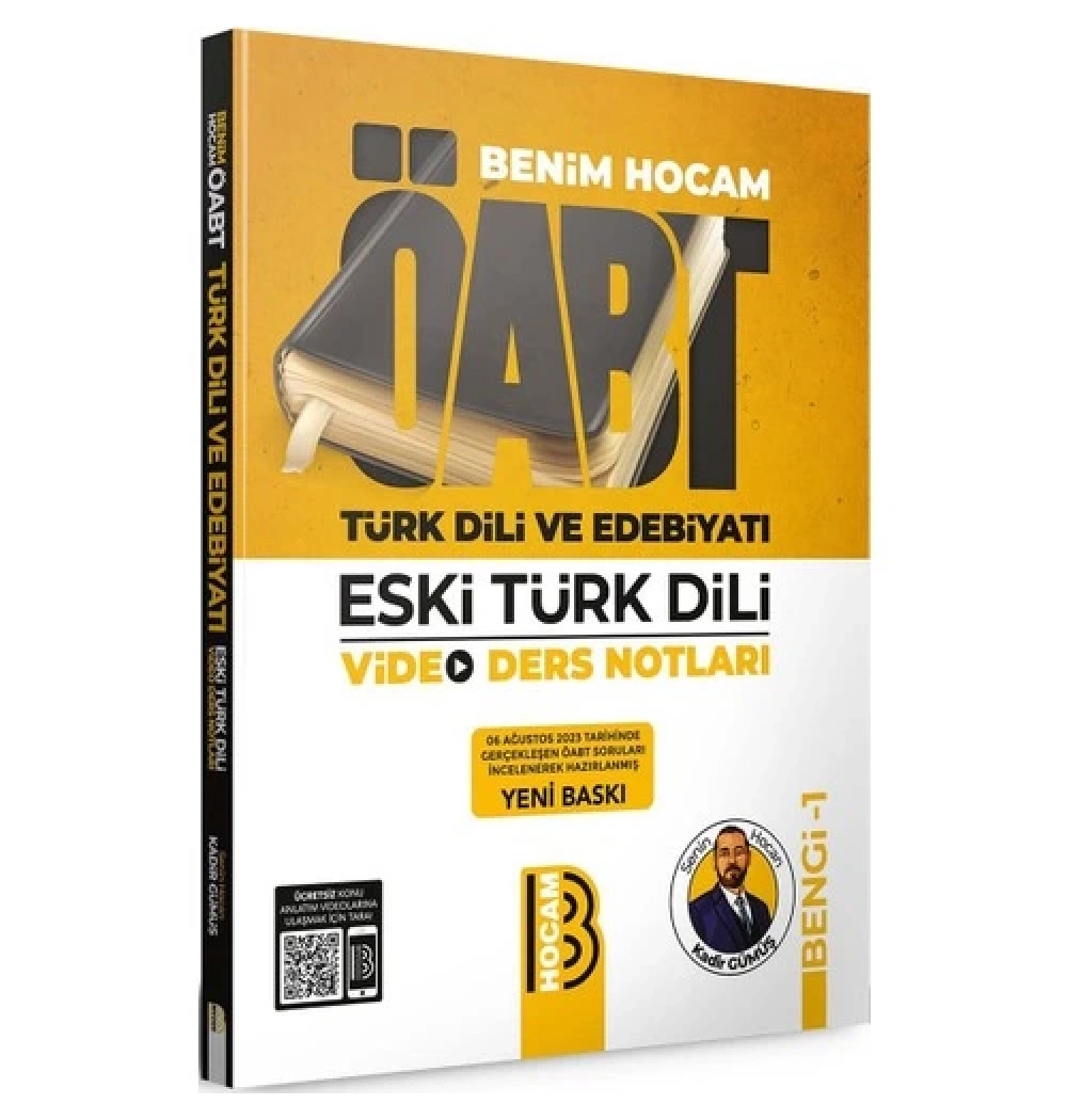 Öabt Türk Dili Edebiyatı Eski Türk Dili Bengi-1  Benim Hocam