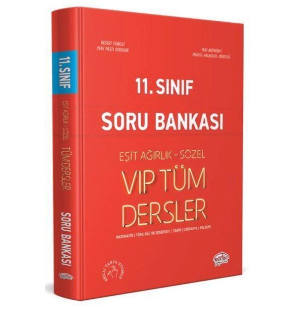 Editör 11.Sınıf Eşit Ağırlık Sözel Vıp Soru Bankası