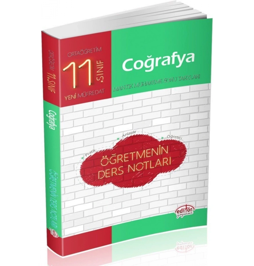 11.Sınıf Coğrafya Öğretmenin Ders Notları Editör