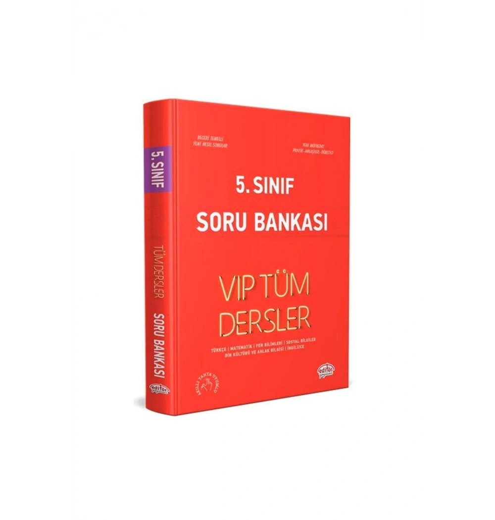 Editör 5.Sınıf Vip Tüm Dersler Soru Bankası