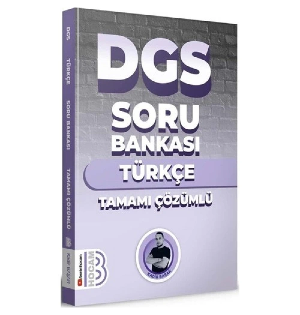 Dgs Türkçe Çözümlü Soru Bankası  Benim Hocam