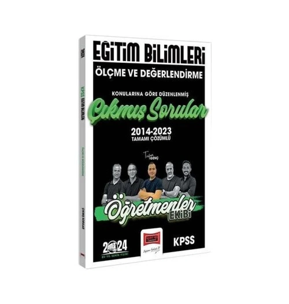 Yargı 2024 Eğitim Bilimleri Ölçme Değerlendirme 2014-2023 Çıkmış Sorular Çözümlü