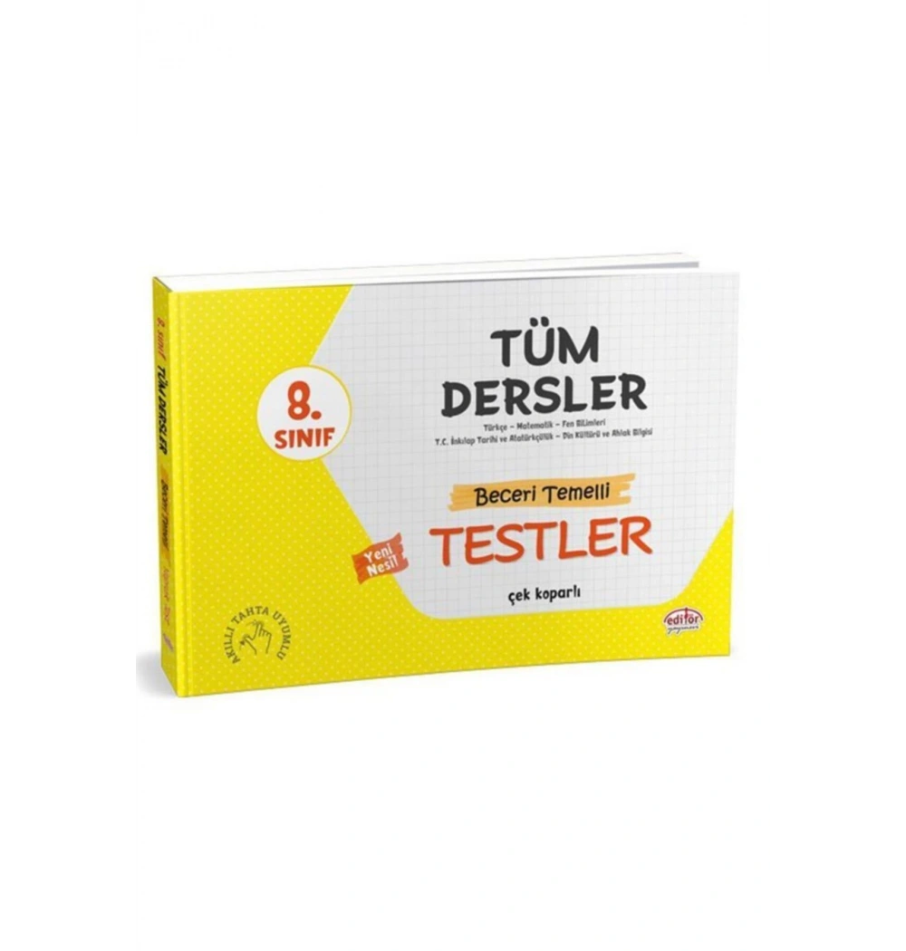 Editör 8.Sınıf Tüm Dersler Beceri Temelli Testler
