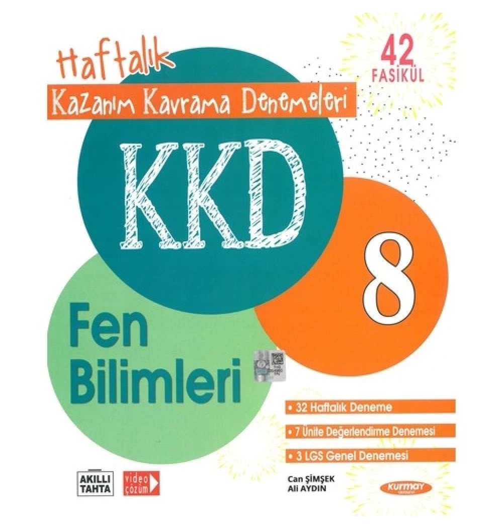 Kurmay 8.Sınıf Fen Bilimleri Haftalık Kazanım Kavrama Denemeleri 42 Fasikül