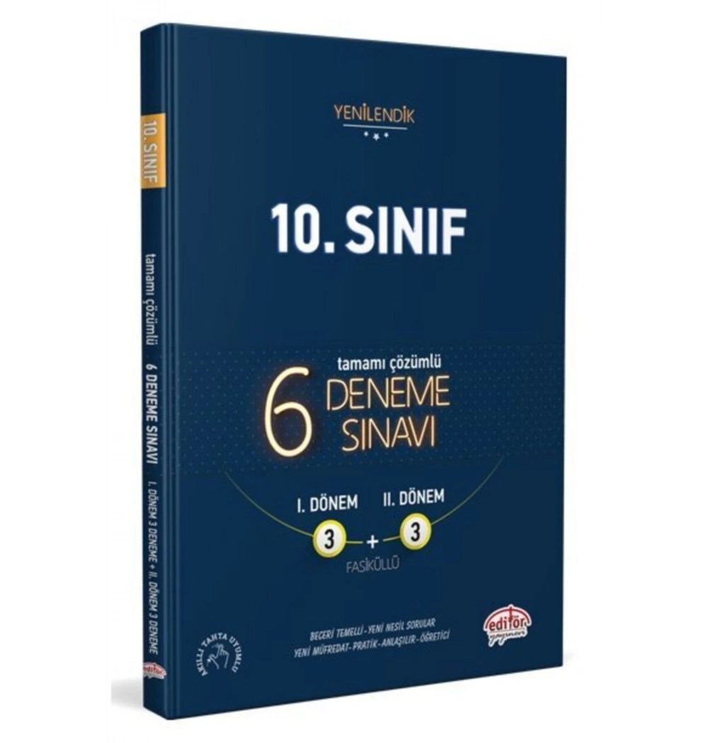 Editör 10.Sınıf 6 Fasikül Deneme