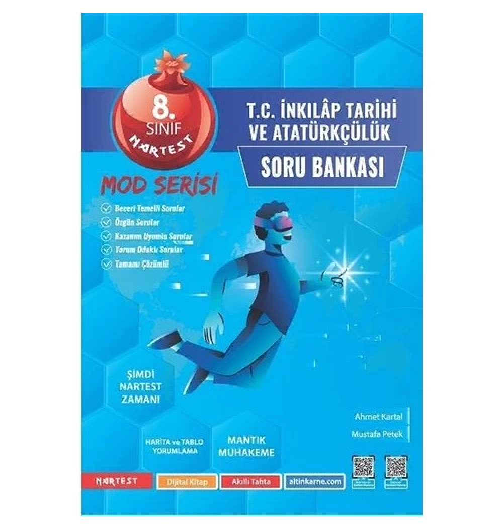Nartest 8.Sınıf İnkilap Tarihi Soru Bankası Mod Serisi