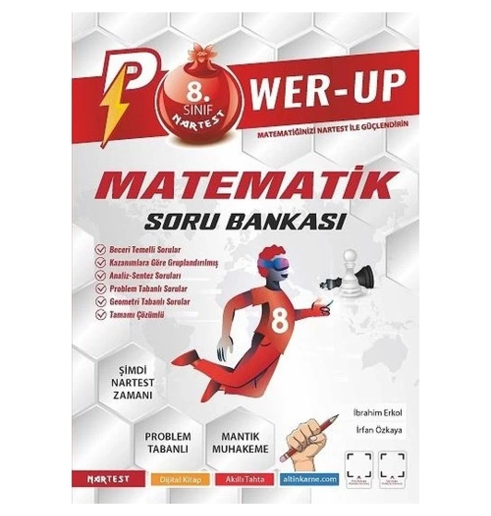 Nartest 8.Sınıf Power Up Matematik Soru Bankası