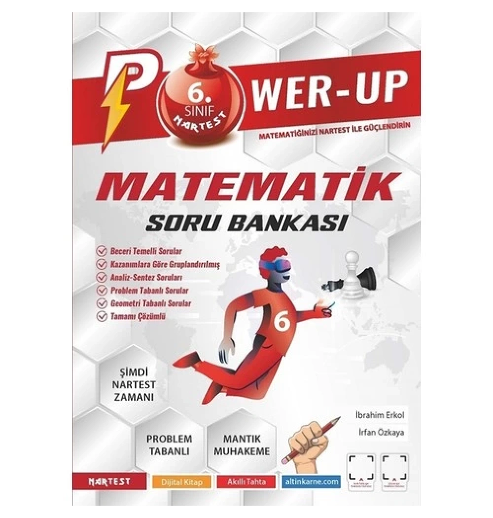 Nartest 6.Sınıf Matematik Soru Bankası Power Up