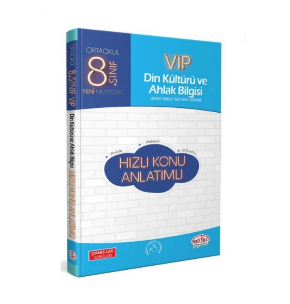Editör 8.Sınıf Vip Din Kültürü Konu Anlatımlı