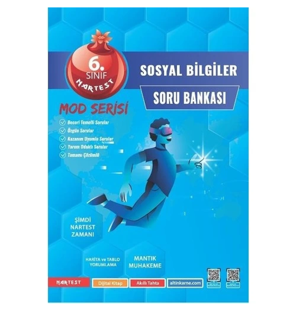 Nartest 6.Sınıf Sosyal Bilgiler Soru Bankası Mod Serisi