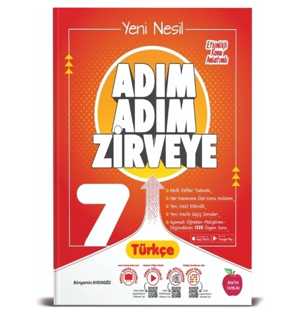 Newton 7.Sınıf Türkçe Adım Adım Zirveye Soru Bankası