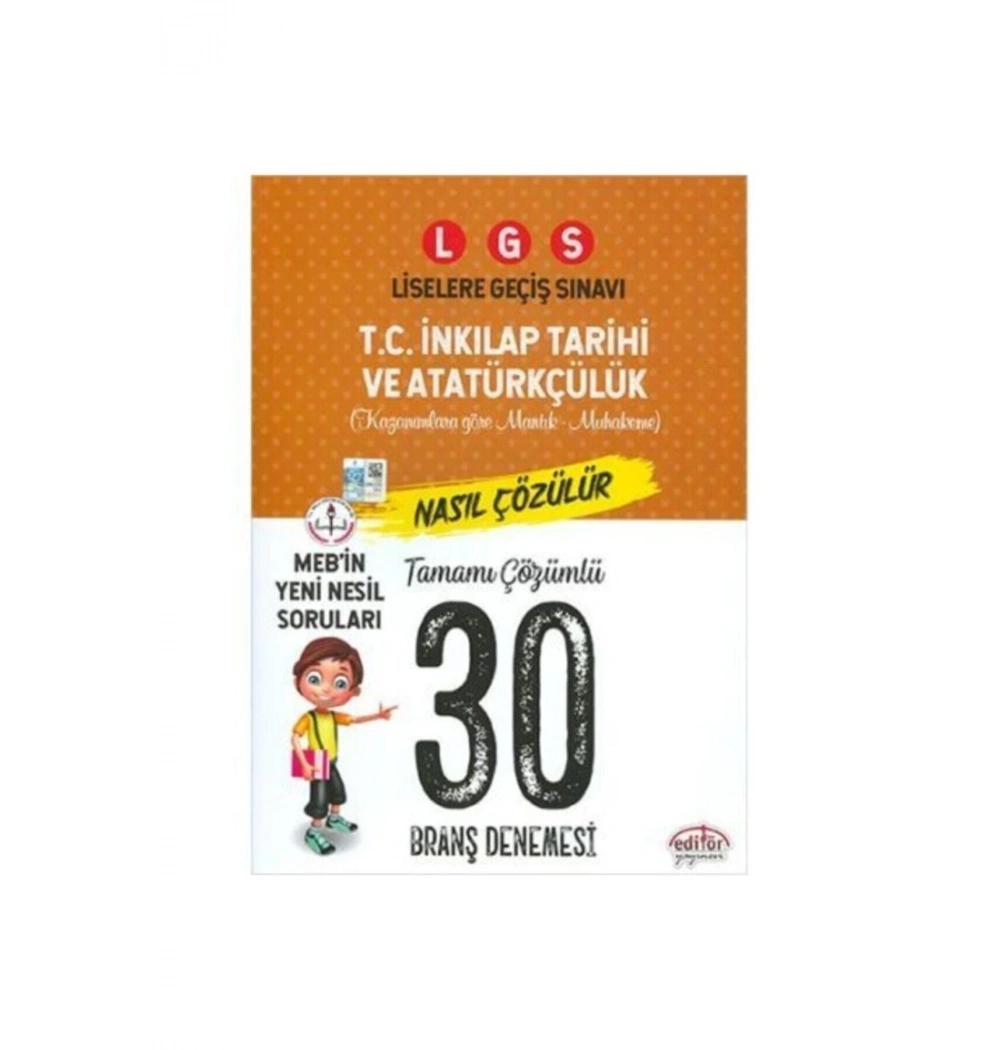 8.Sınıf Tarih 30 Branş Denemesi Editör