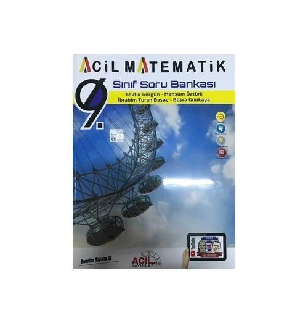 *Kampanya* Acil 9.Sınıf Matematik Soru Bankası