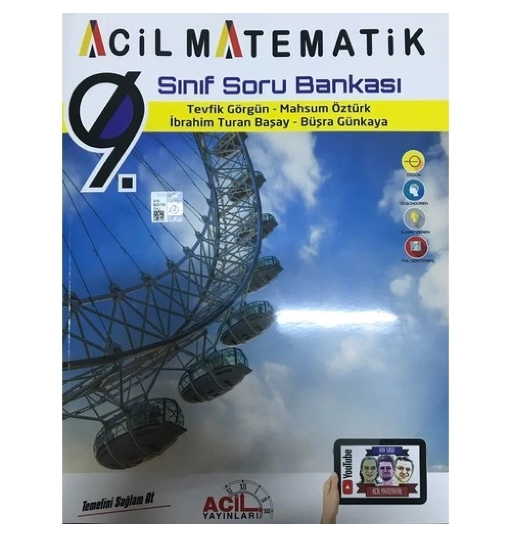 *Kampanya* Acil 9.Sınıf Matematik Soru Bankası