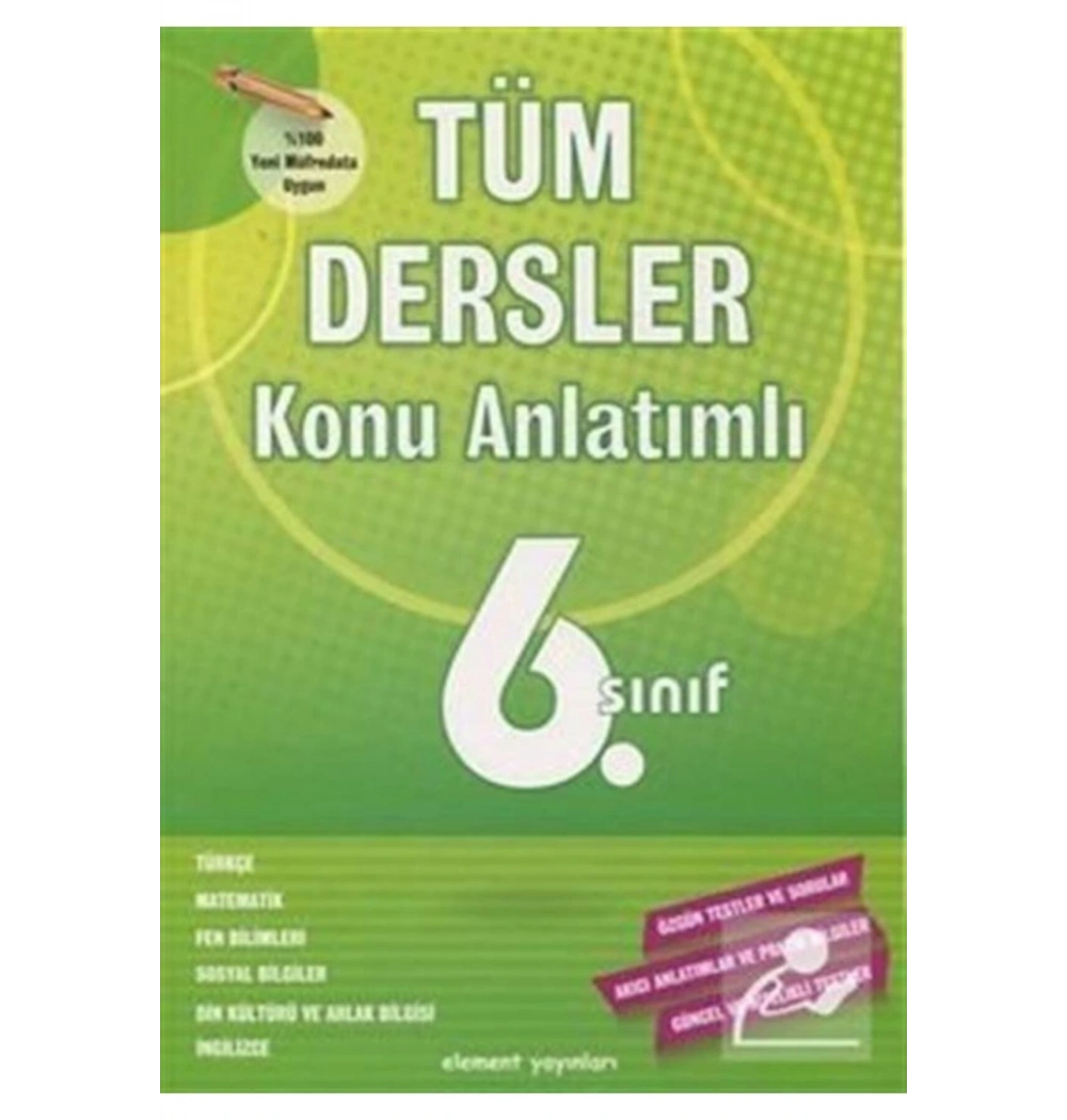 Element 6.Sınıf Tüm Dersler Konu Anlatım