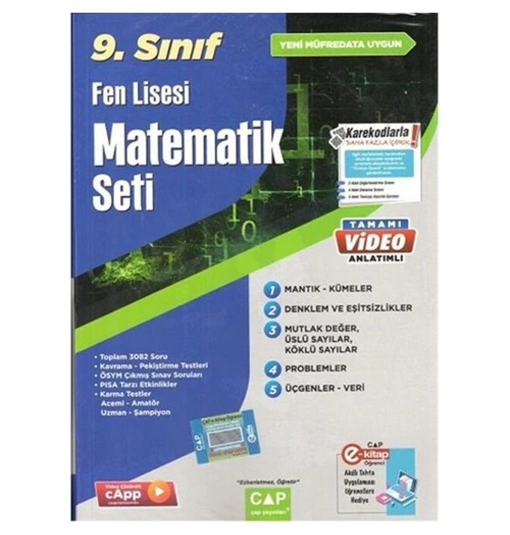 *Kampanya* Çap 9.Sınıf Fen Lisesi Matematik Seti