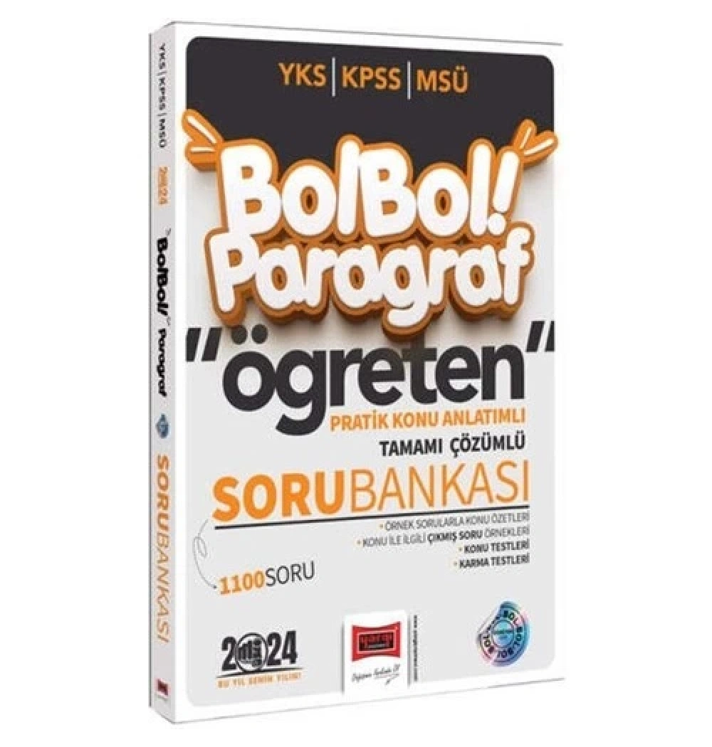 Yarkı 2024 Yks Kpss Msü Bol Bol Paragraf Konu Anlatımlı Soru Bankası