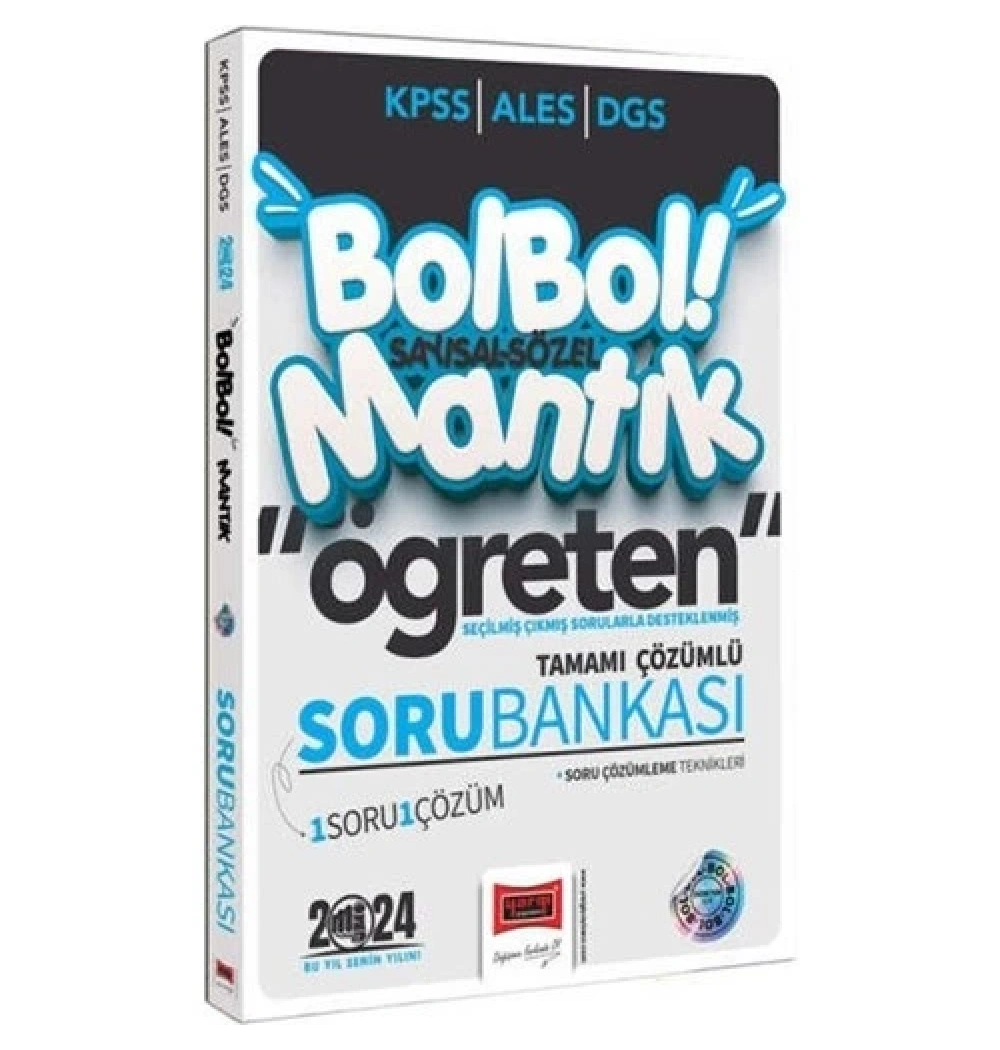 Yargı 2024 Kpss Ales Dgs Bol Bol Mantık Öğreten Soru Bankası