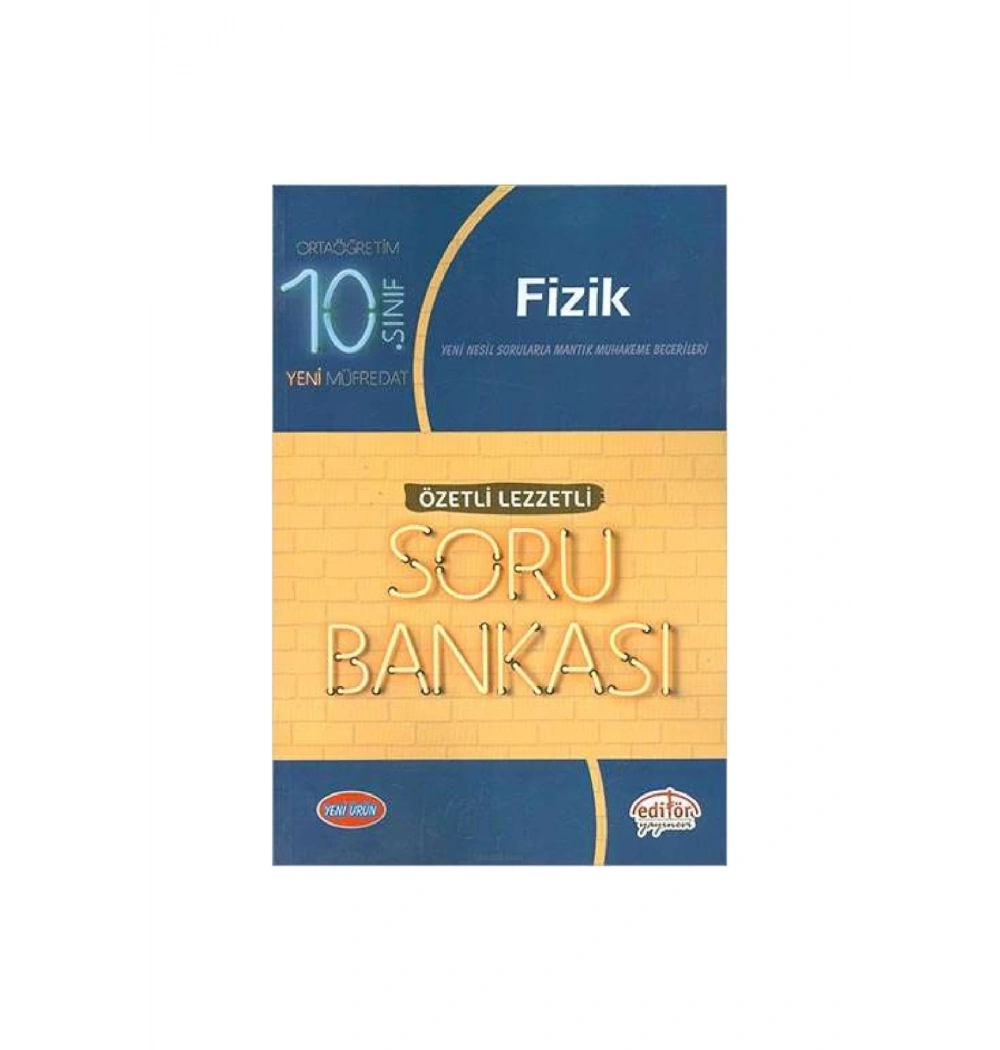 Editör 10.Sınıf Fizik Soru Bankası