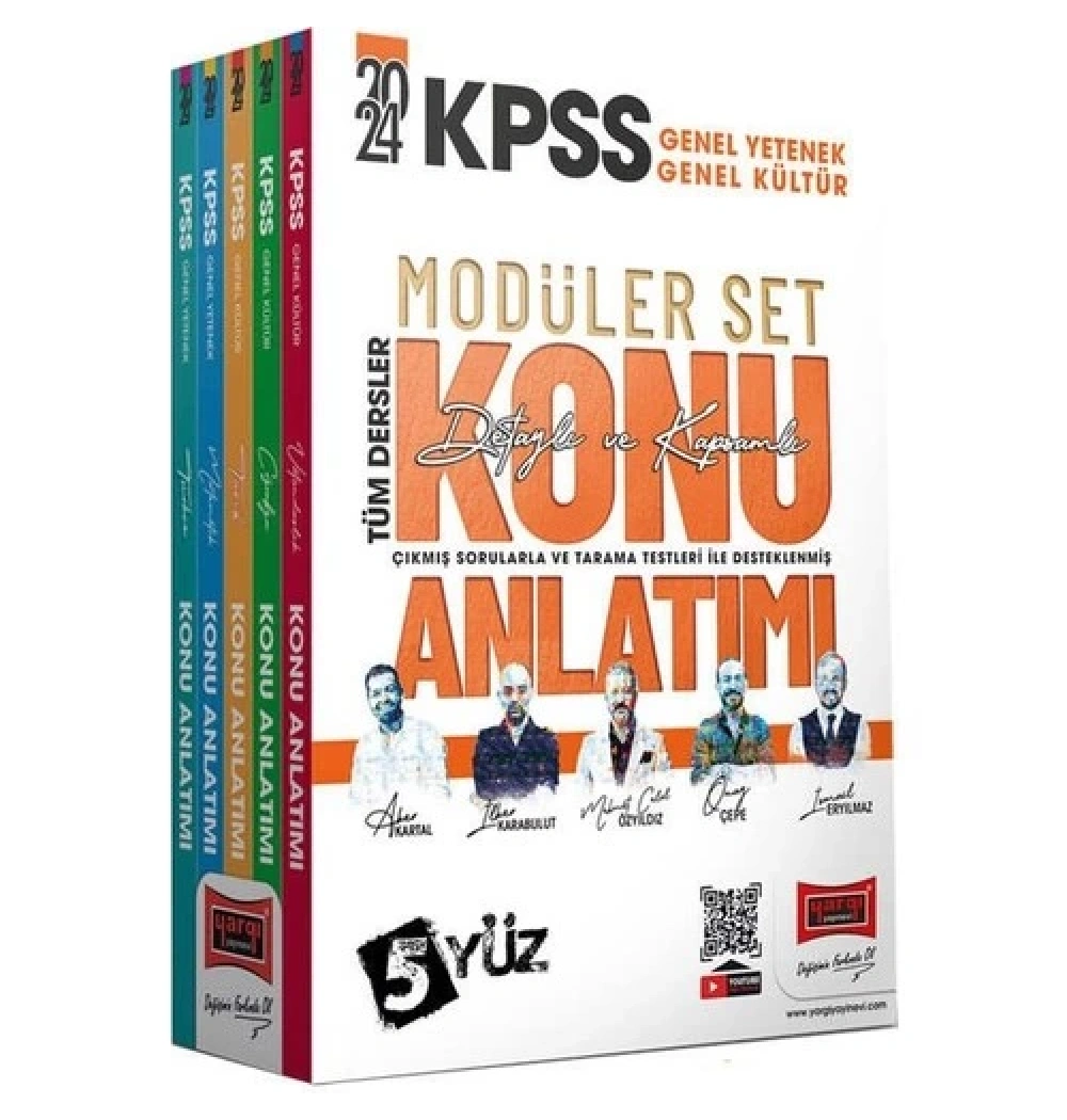 Yargı 2024 Kpss Gyg K Tüm Dersler Konu Anlatımı Seti 5 Li