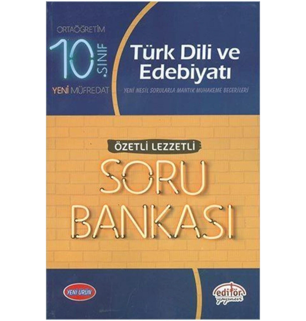 Editör 10.Sınıf Türk Dili Edebiyatı Soru Bankası