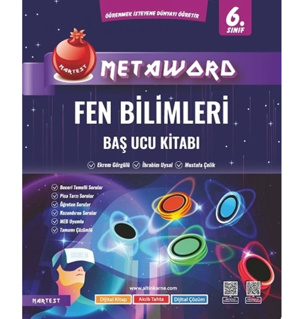 Nartest 6.Sınıf Metaword Fen Bilimleri Baş Ucu Kitabı