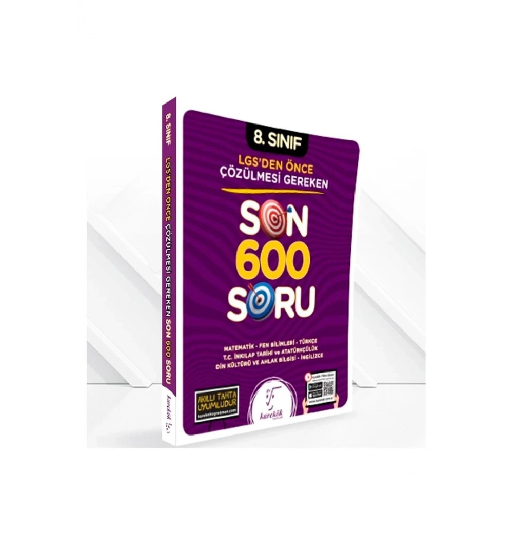 Karekök 8.Sınıf Lgs Son 600 Soru