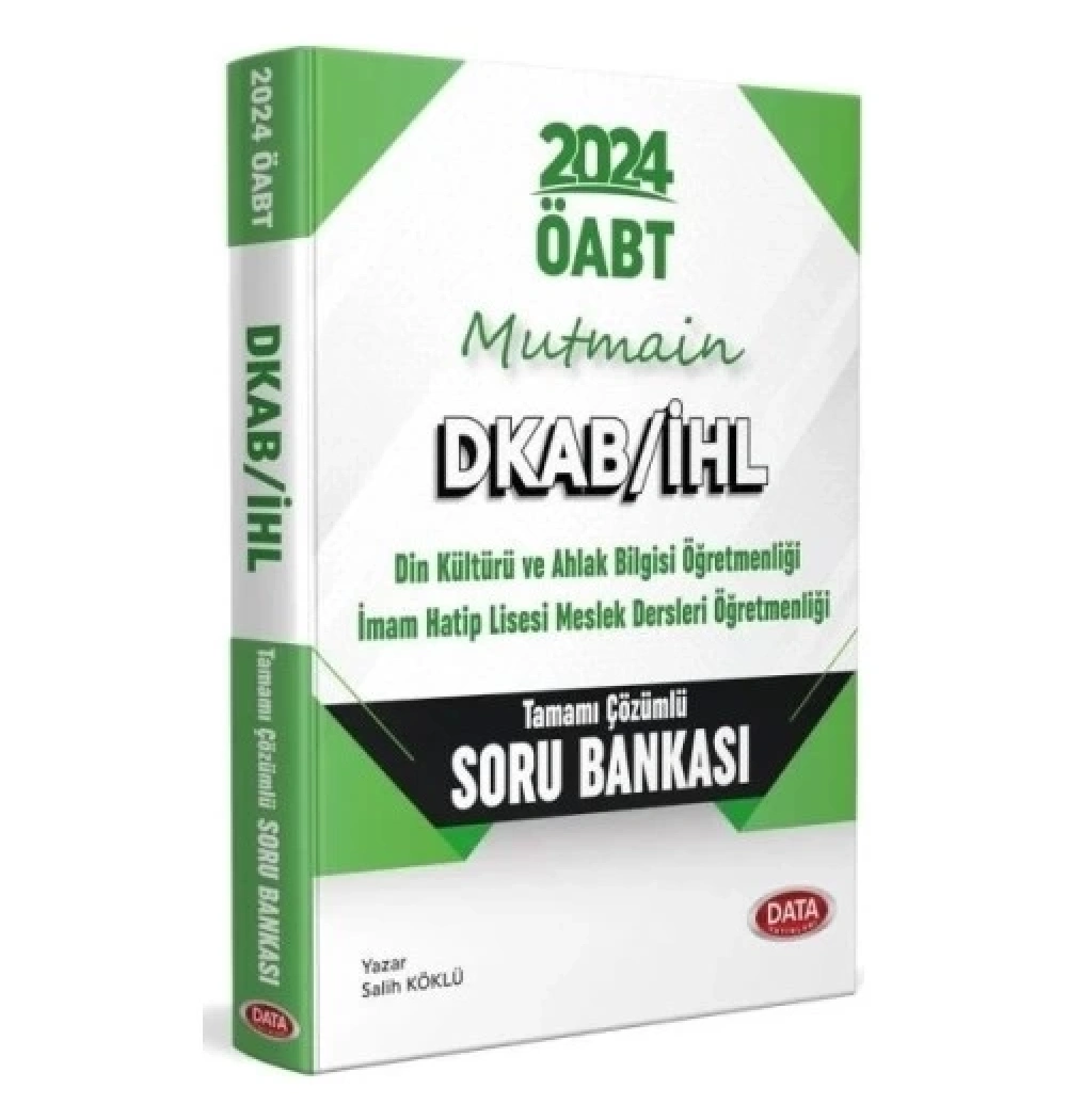 Data 2024 Öabt Mutmain Dkab-İhl Çözümlü Soru Bankası
