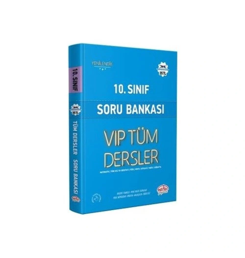 Editör 10.Sınıf Vip Tüm Dersler Soru Bankası