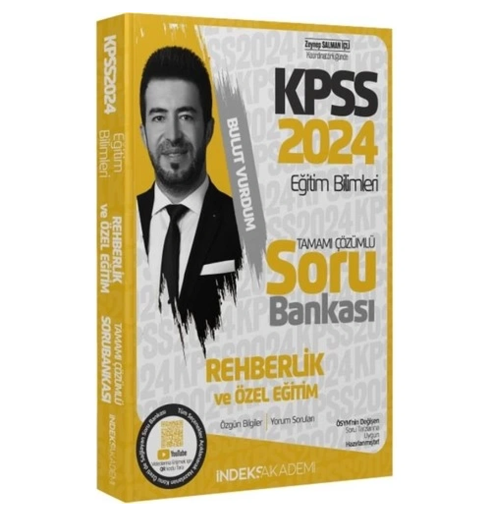 Kpss 2024 Eğitim Bilimleri Rehberlik Özel Eğitim Çözümlü Soru Bankası İndeks Akademi