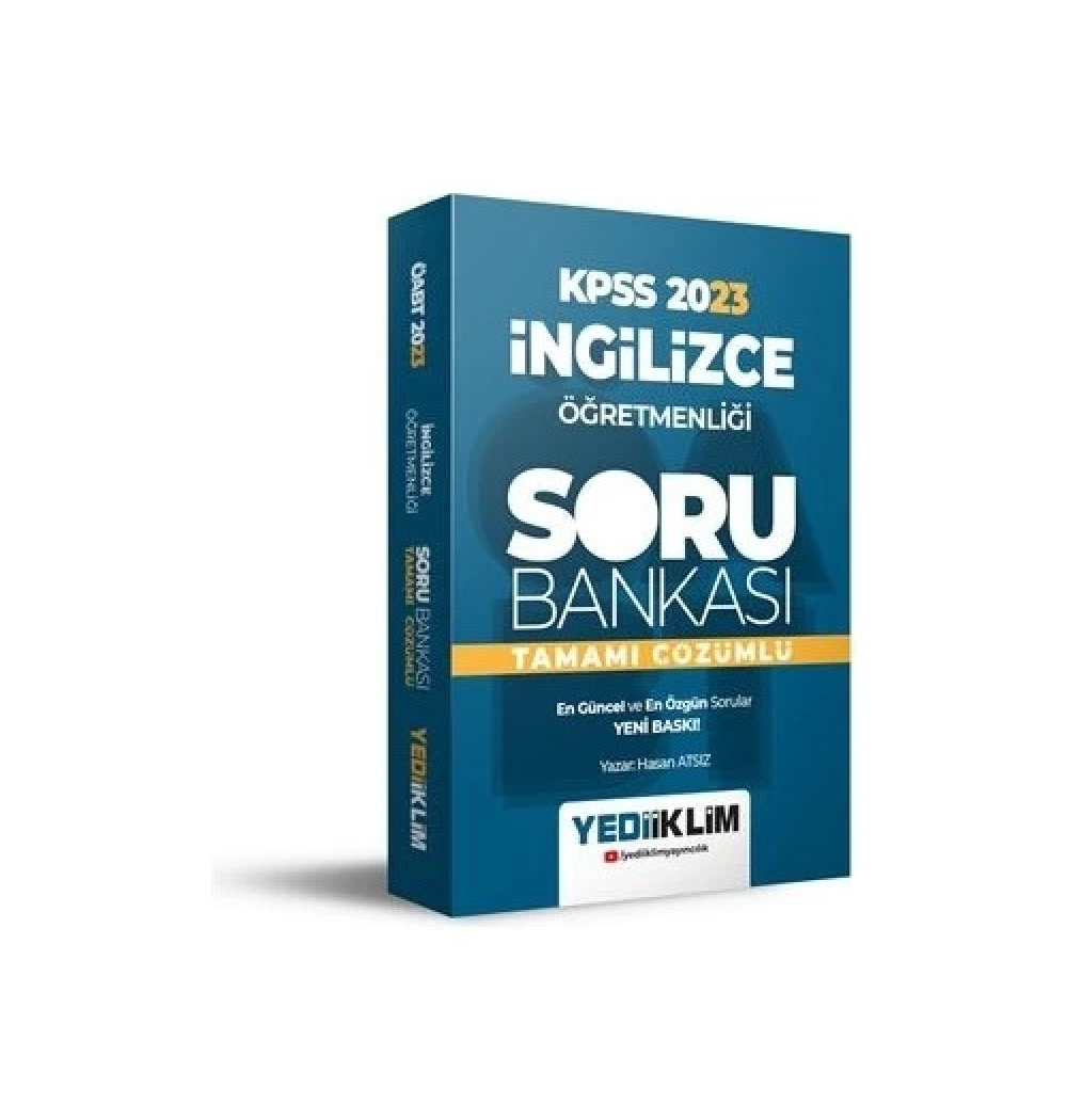 Kpss 2023 İngilizce Öğretmenliği Çözümlü Soru Bankası Yediiklim