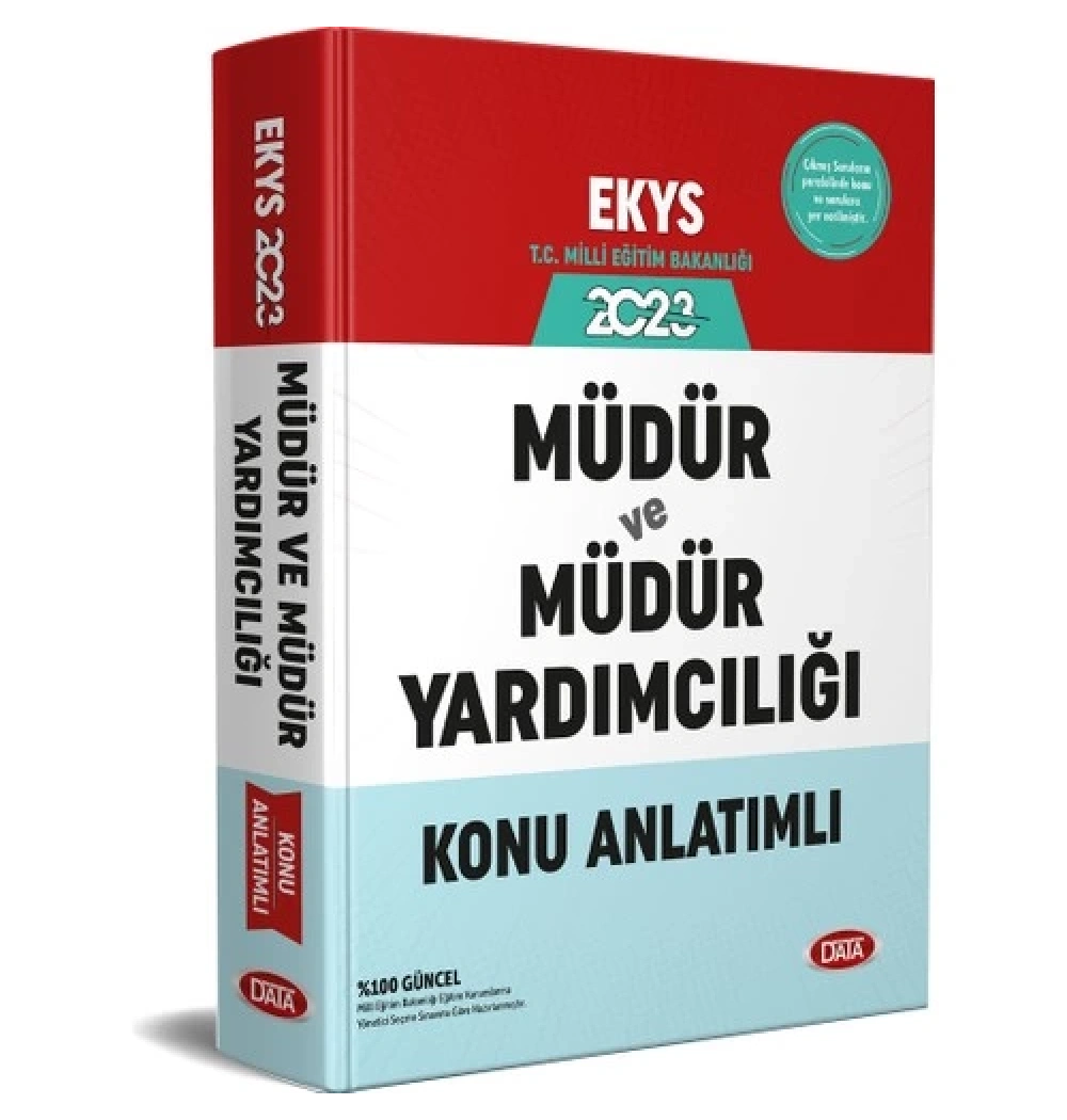 Data 2024 Ekys Müdür Ve Müdür Yardımcılığı Konu Anlatım