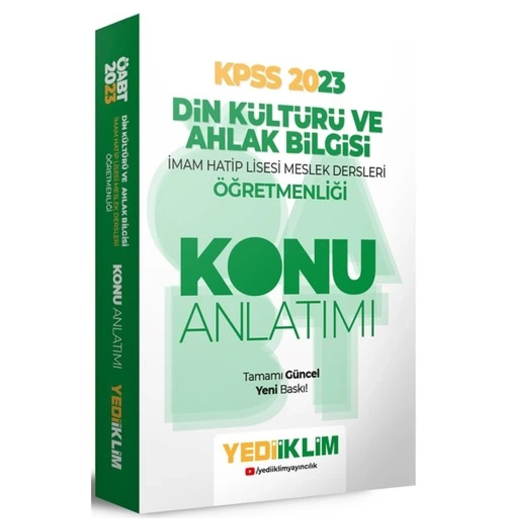 Kpss 2023 Din Kültürü Ğretmenliği Konu Anlatımı  Yediiklim