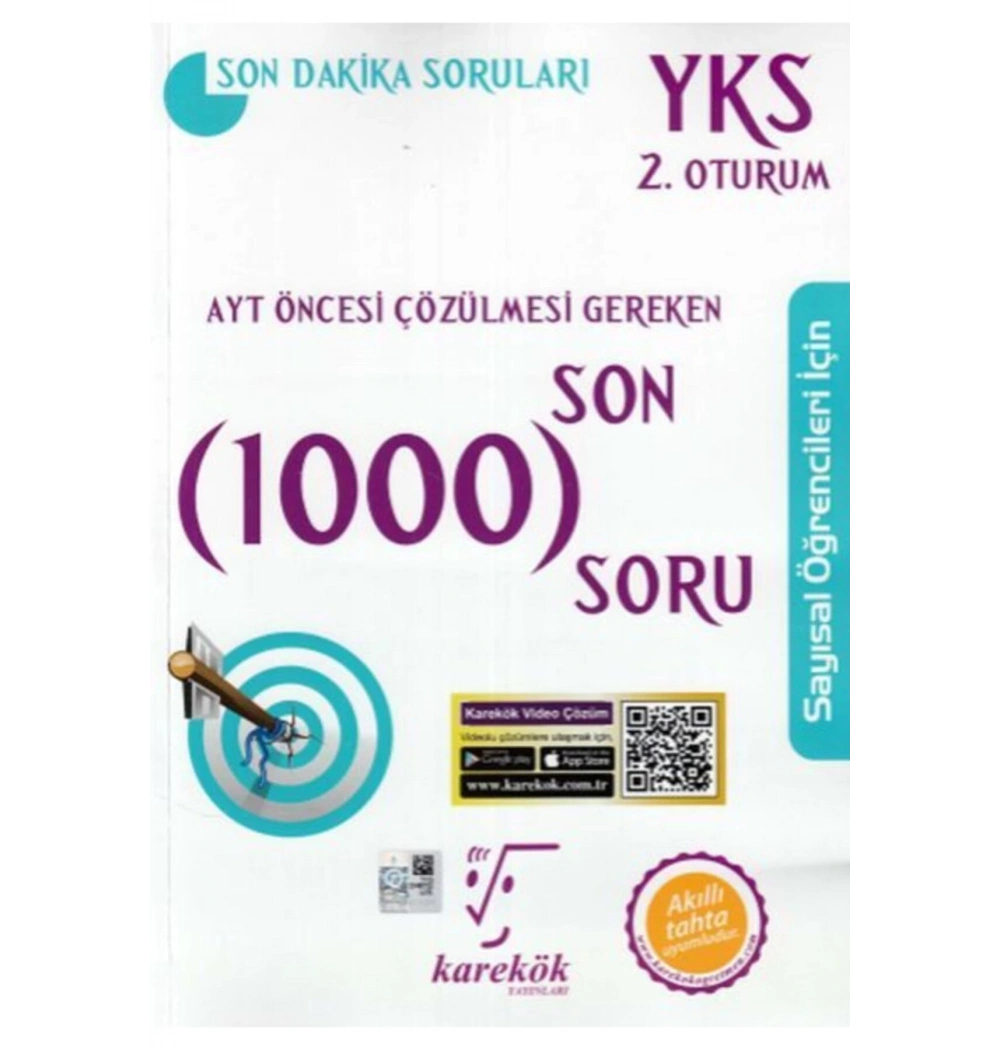 Yks 2.Oturum Sayısal 1000 Soru Bankası  Karekök