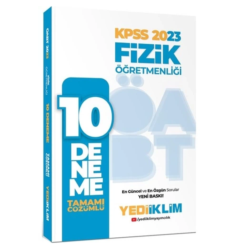 Kpss 2023 Fizik Öğretmenliği 10 Çözümlü Deneme  Yediiklim