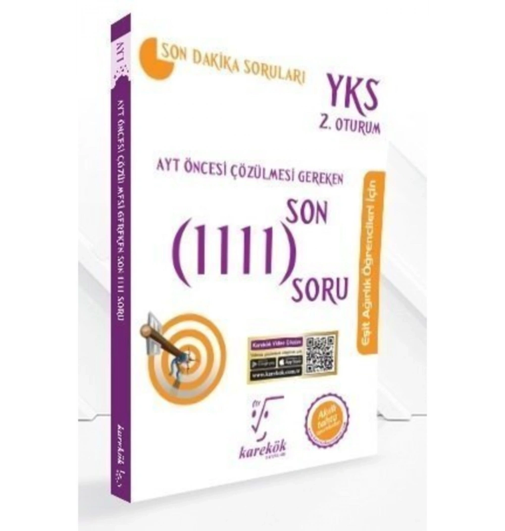 Yks 2.Oturum Eşit Ağırlık 111 Soru Bankası  Karekök