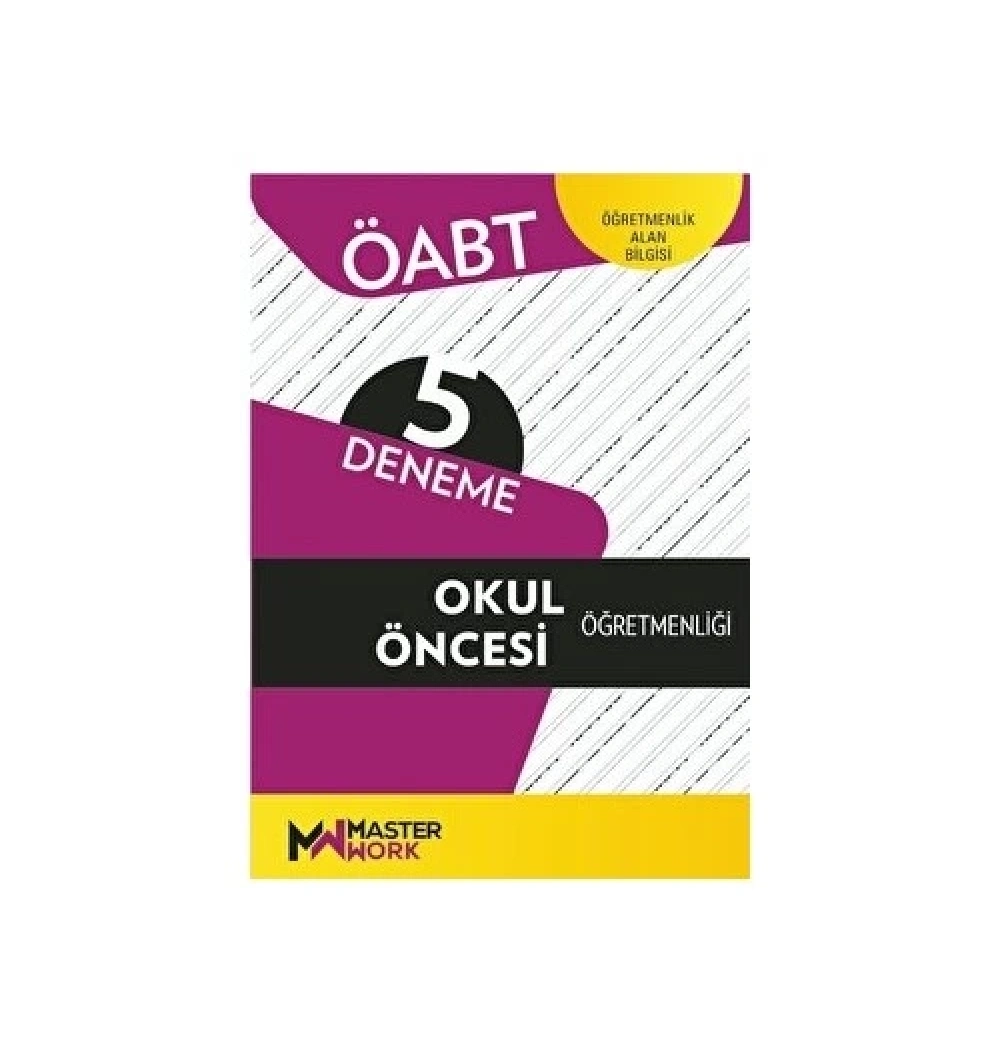 Öabt Okul Öncesi Öğretmenliği 5 Deneme  Master Work