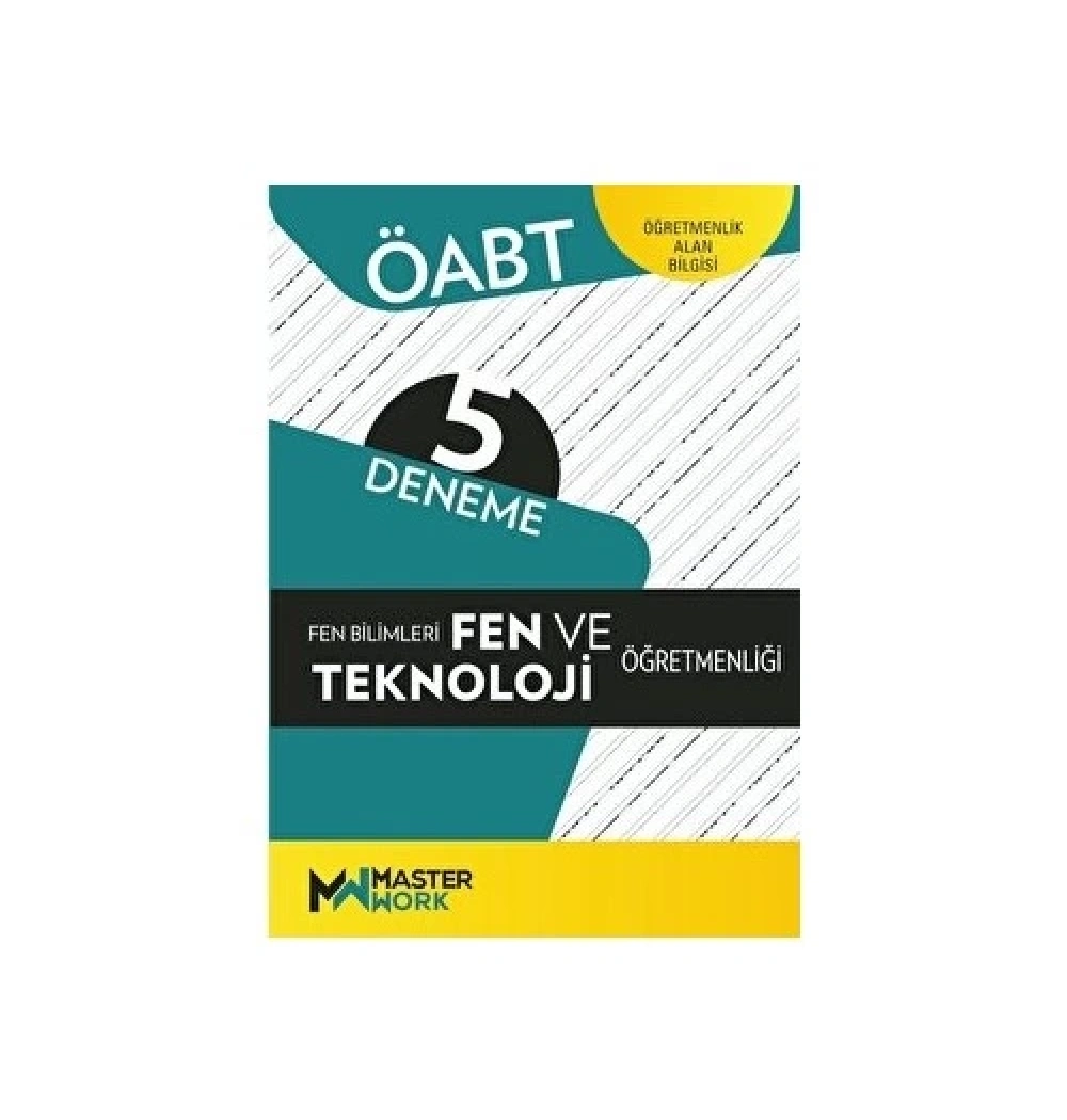 Öabt Fen Teknoloji Öğretmenliği 5 Deneme  Master Work