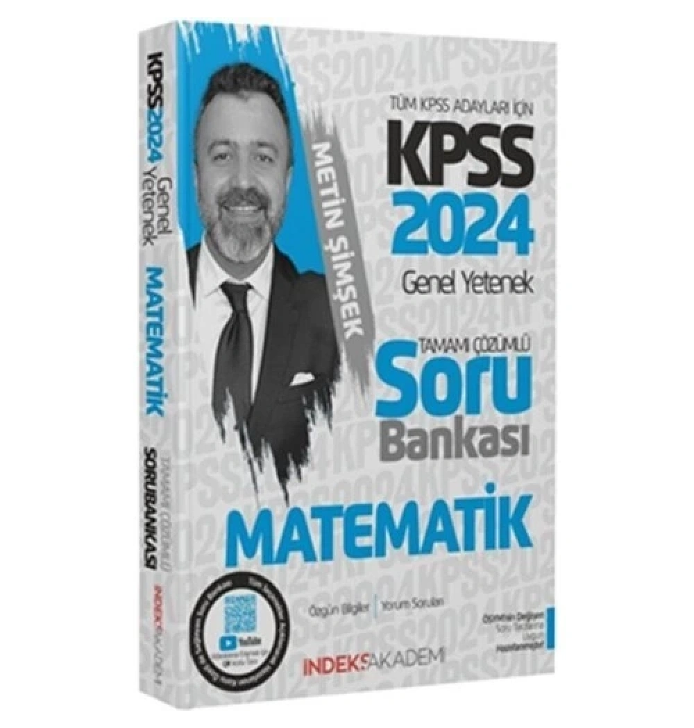 Kpss 2024 Gy Matematik Çözümlü Soru Bankası  İndeks Akademi