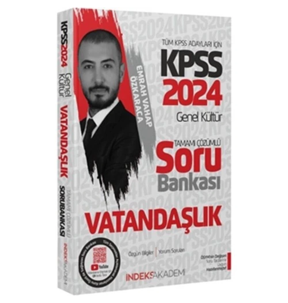 Kpss 2024 Gk Vatandaşlık Çözümlü Soru Bankası  İndeksakademi