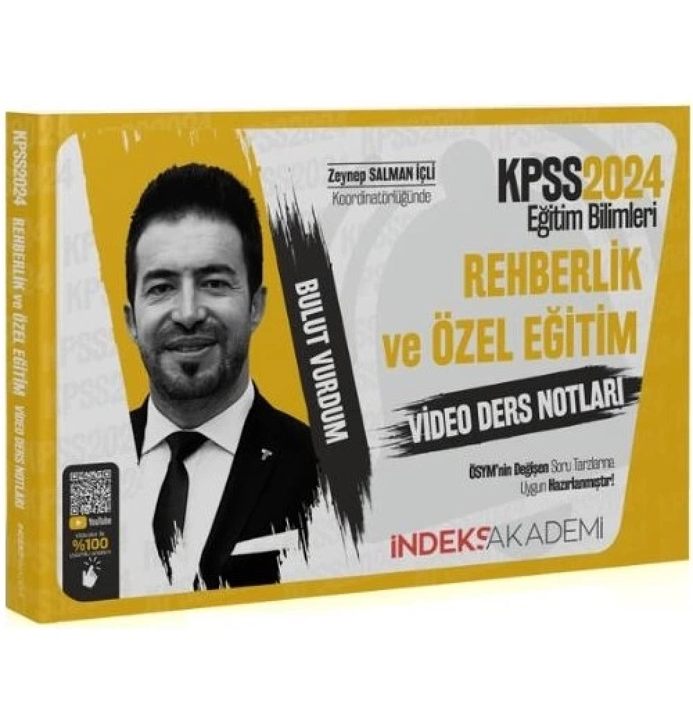 Kpss 2024 Eğitim Bilimleri Rehberlik Özel Eğitim Video Ders Notları  İndeks Akademi