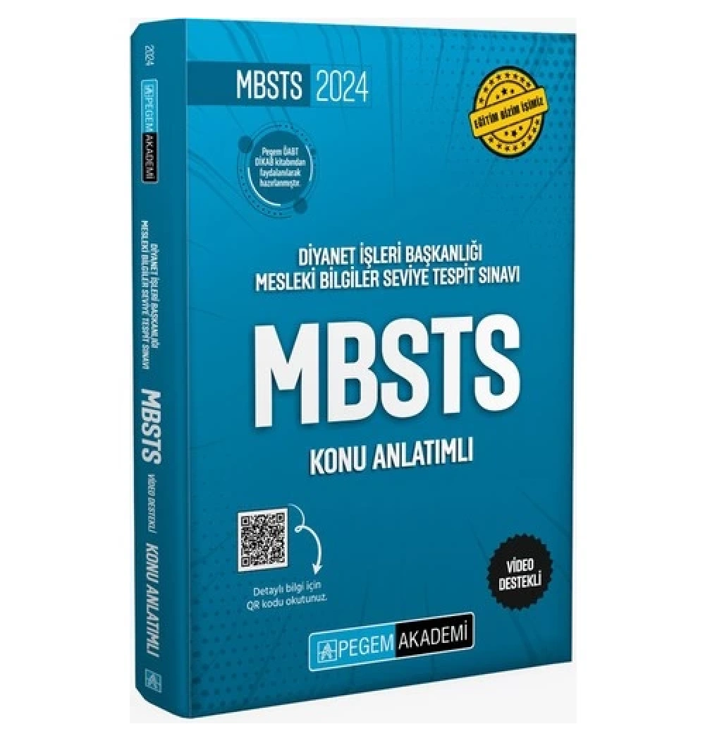 Pegem Gys 2025 Mbsts Konu Anlatımlı Video Destekli