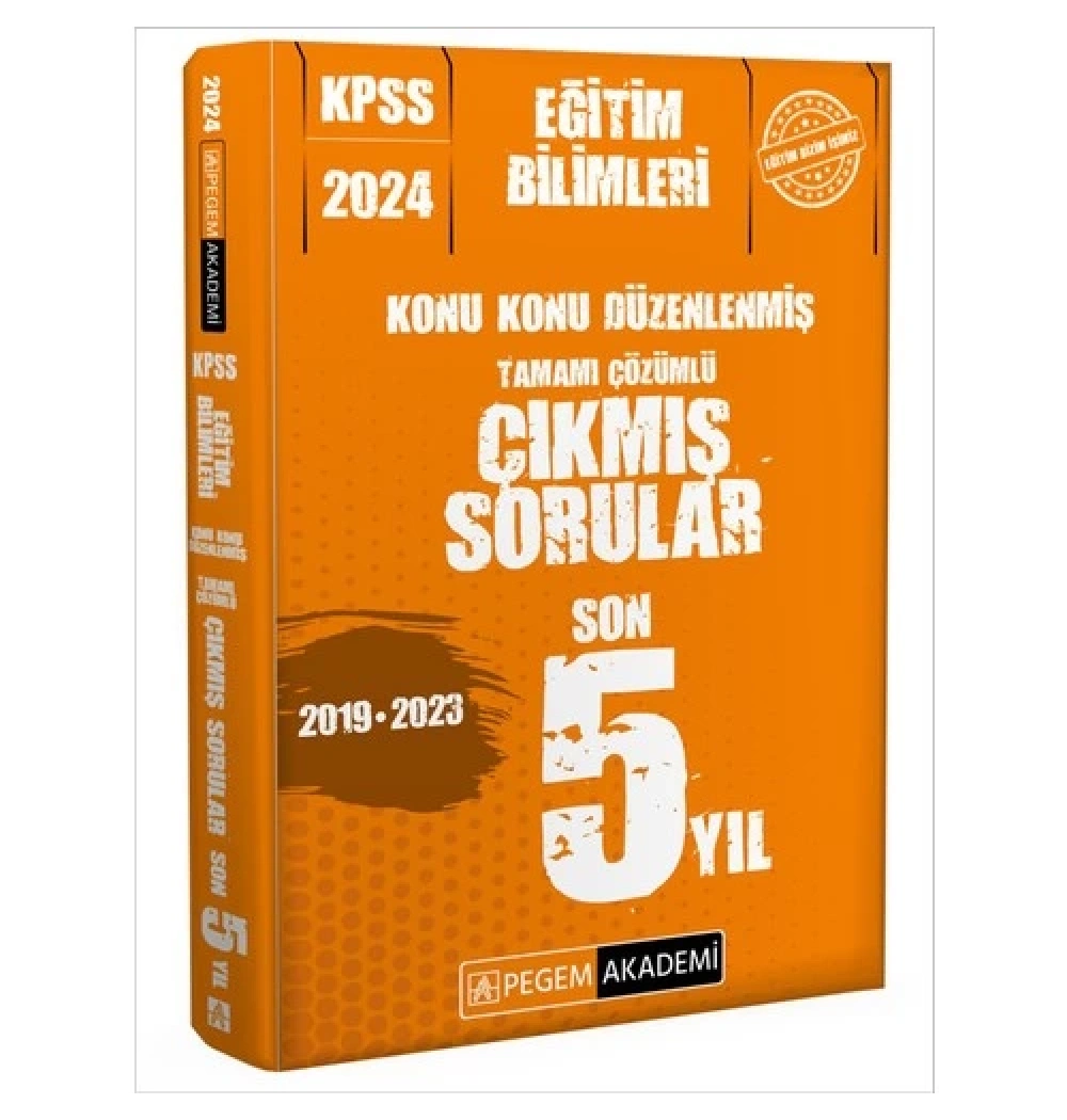 Pegem 2024 Kpss Eğitim Bilimleri Son 5 Yil Çikmiş Sorular