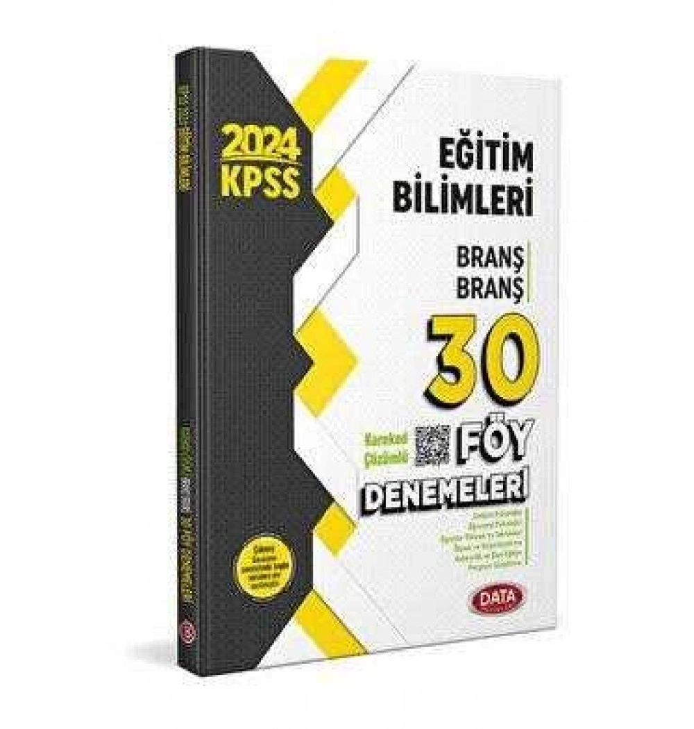 Data 2024 Kpss Eğitim Bilimleri Branş Branş 30 Föy Denemeleri